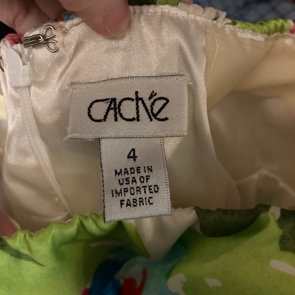 Cache Floral Dress Size 4 - Picture 3 of 4